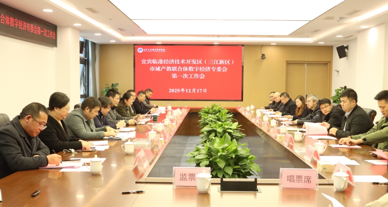 政校企研协同赋能 宜宾数字经济产教融合启新程 ——宜宾市域产教联合体数字经济专委会首次会议圆满召开